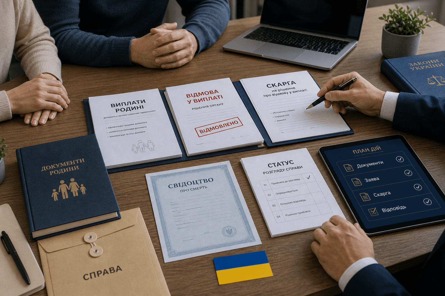 Оскарження відмови у виплатах військовим, скарга і документи